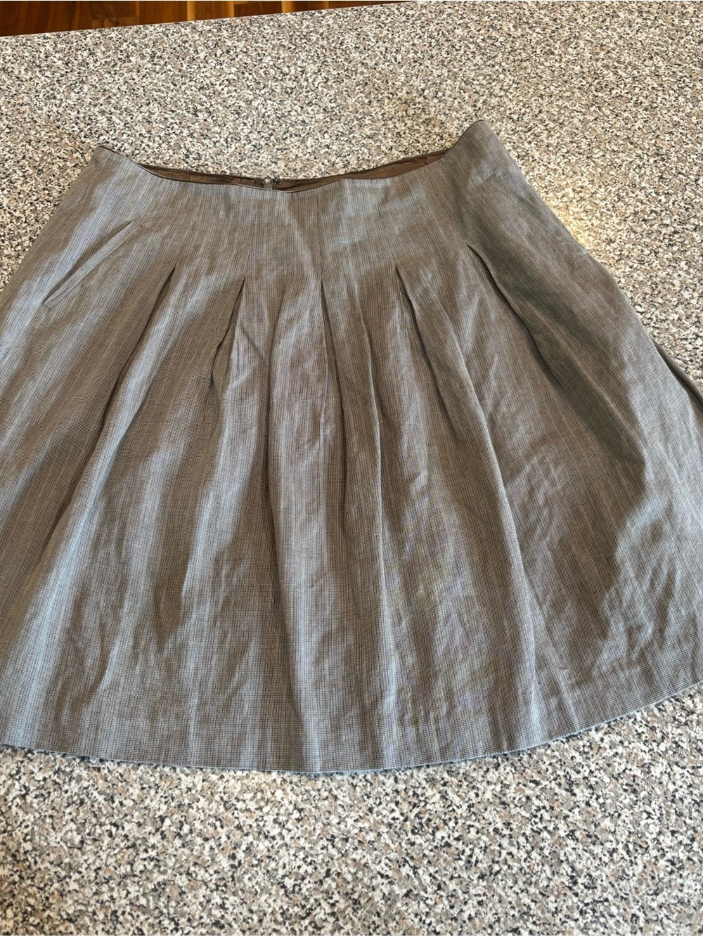 CAbi Liverpool pleated riding skirt.